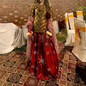 Selling my lengha and top!